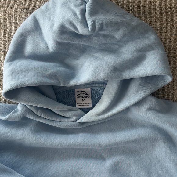 AKIMBO - Light Blue Hoodie - Picture 5 of 6